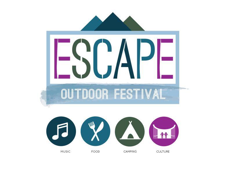 Escape Logo - Briefbox — Escape Festival Logo and Icons by Petra I