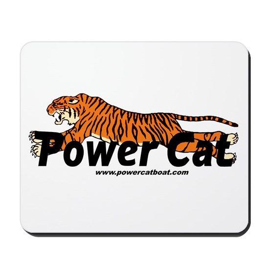Powercat Logo - Power Cat Logo Mousepad
