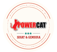 Powercat Logo - Powercat. Kucing Sihat & Gembira