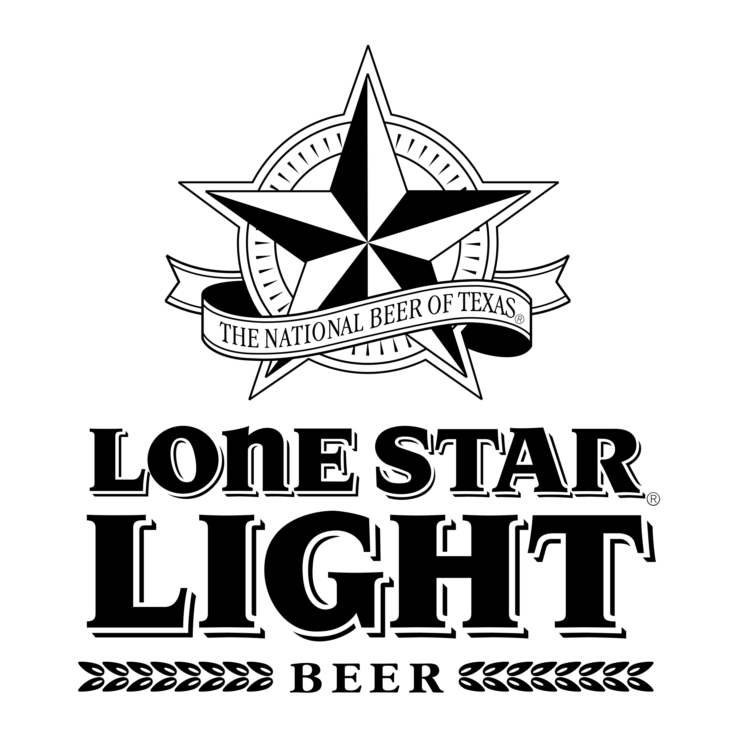 Lone Logo - Lone Star Light Logo PNG Transparent & SVG Vector - Freebie Supply
