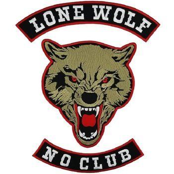 Lone Logo - Hot Lone Wolf No Club Patch Logo Jacket Cap Hoodie Backpack Patch - Buy  Wolf Patch,Custom Logo Patch,Logo Patch Brand Product on Alibaba.com