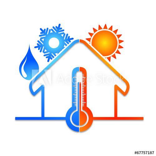 Isolation Logo - logo isolation chauffage climatisation - Buy this stock vector and ...