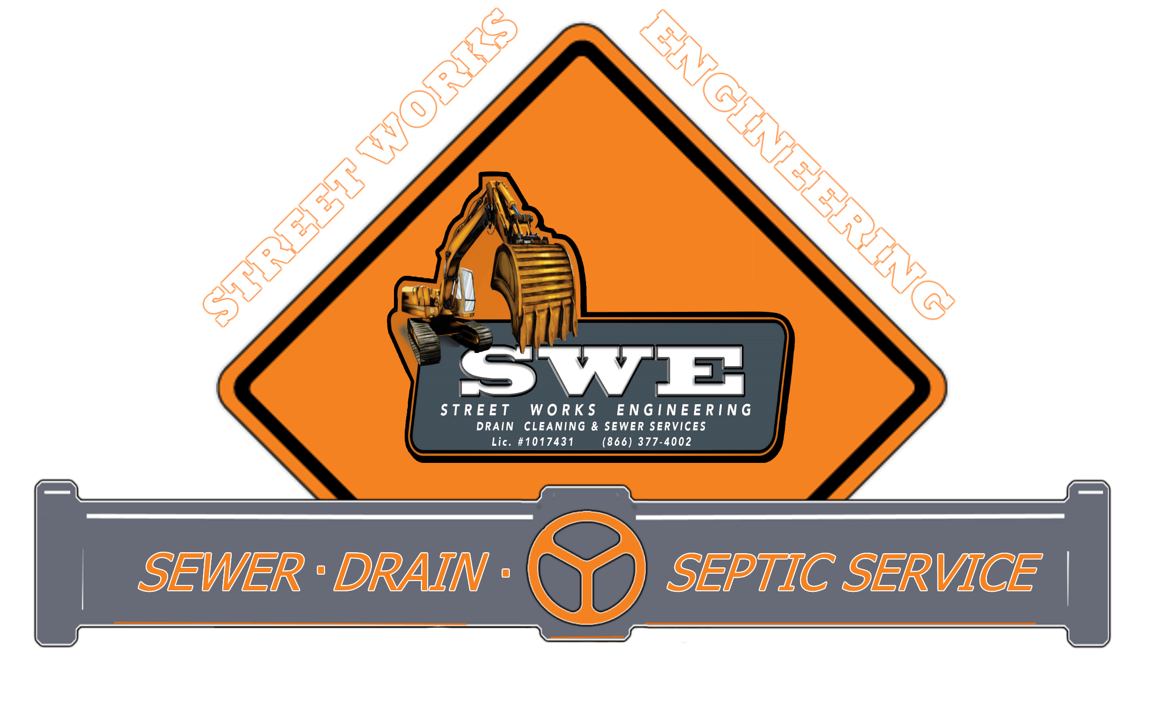 Sewer Logo - Street Works Engineering Sewer and Septic Pumping Contractors ...