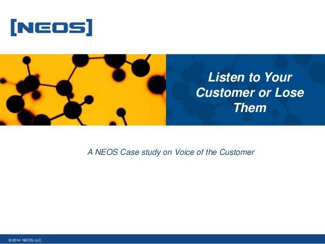 Neosllc Logo - NEOS Case Study on the Voice of the Customer