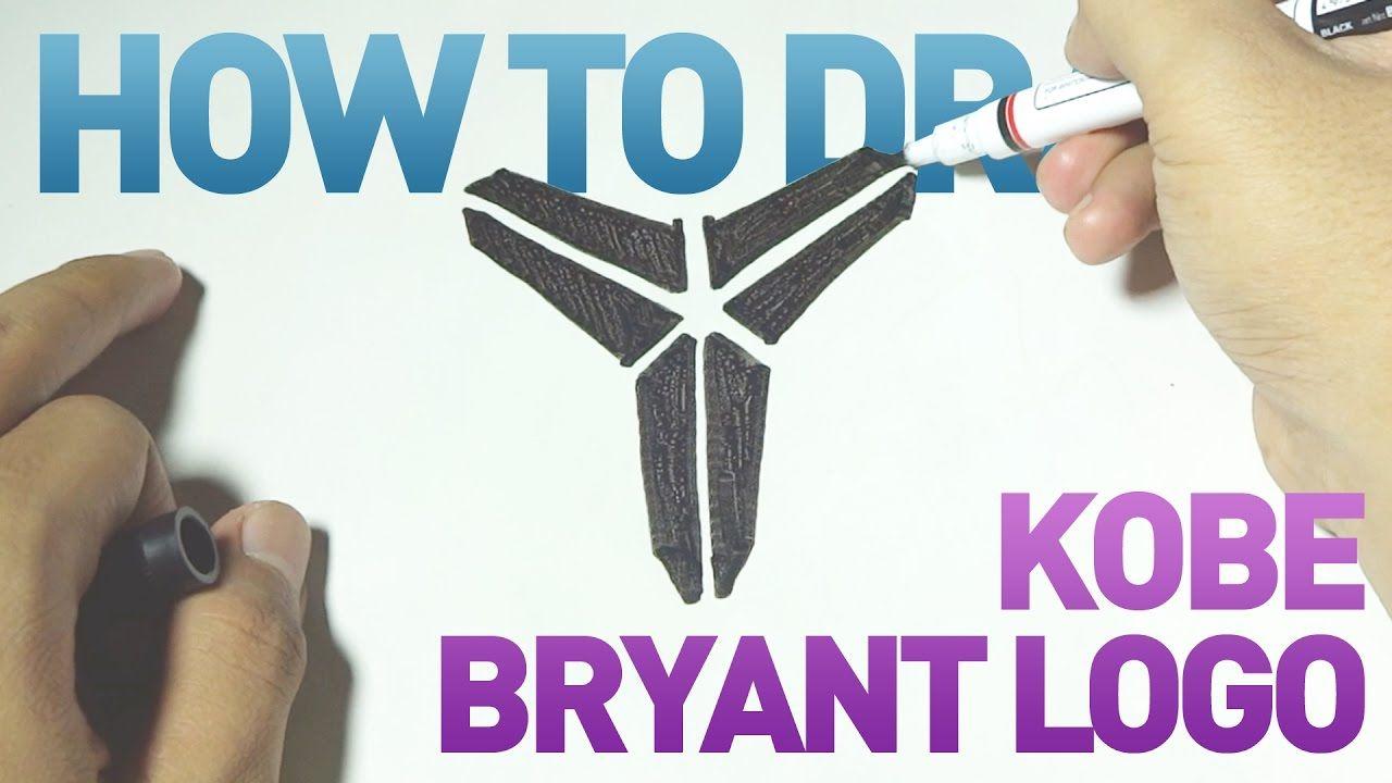 Bryant Logo - How to Draw a Cartoon - Kobe Bryant Logo (Tutorial Step by Step)