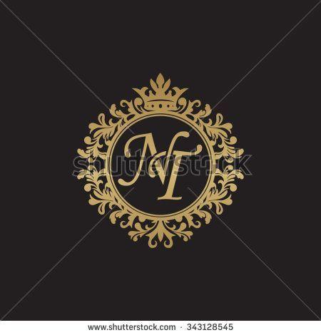 NT Logo - NT initial luxury ornament monogram logo | Monograms | Luxury logo ...