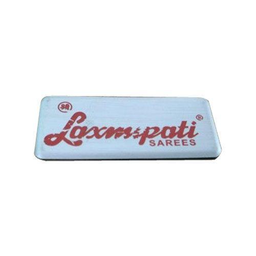 Red and White with a Name and the Square Logo - Red And White Aluminium Name Plate, Rs 32 /square inch, Maa Krupa ...