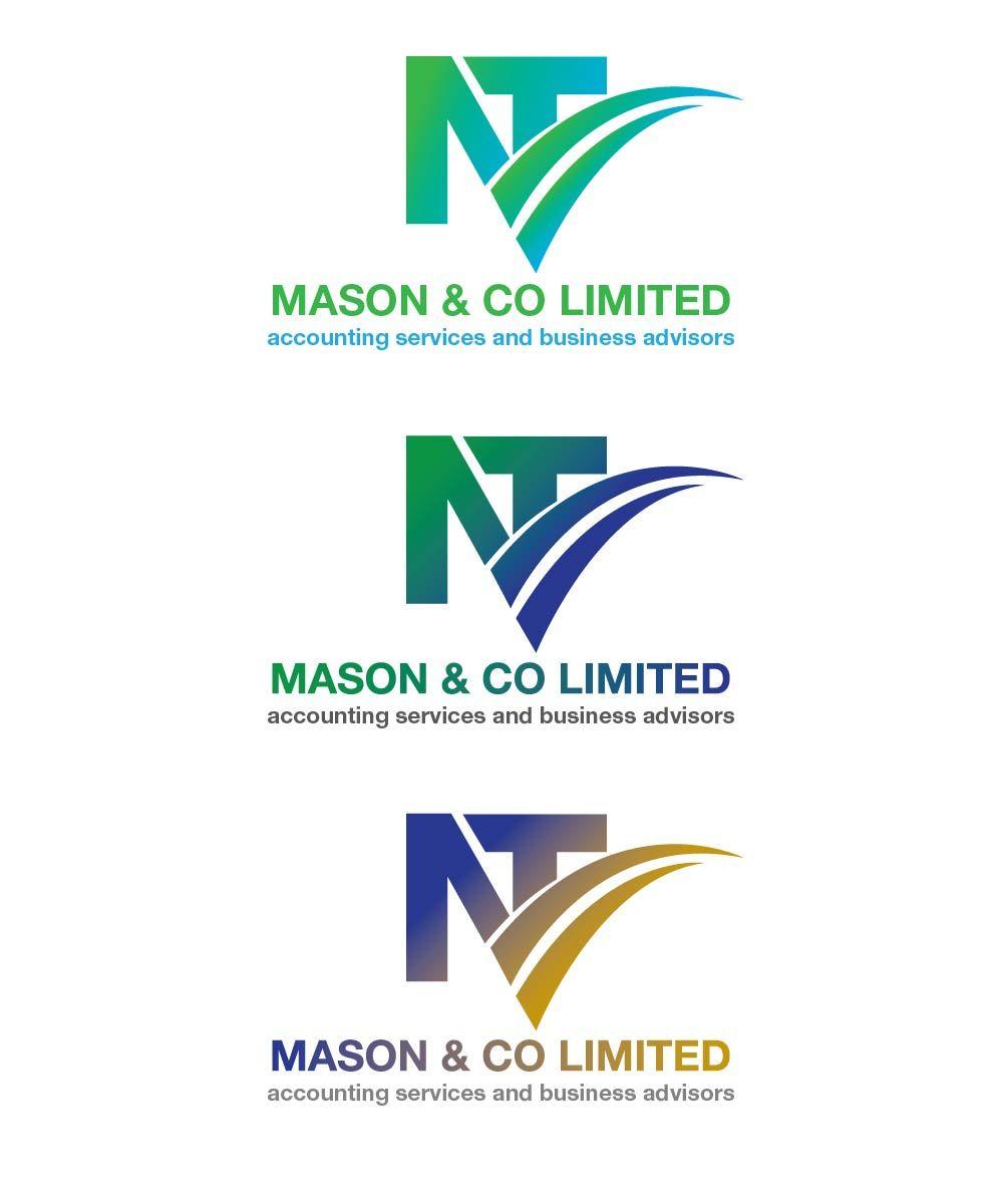NT Logo - Bold, Serious, Accountant Logo Design for N T MASON & CO LIMITED by ...