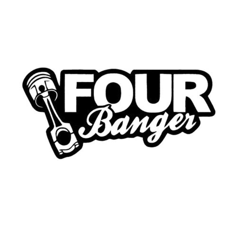 Bangers Logo - Funny 4 bangers Car Sticker Decal Vinyl For JDM Illest Race Drift Stance  Lowered