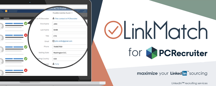 PCRecruiter Logo - LinkMatch for PCRecruiter