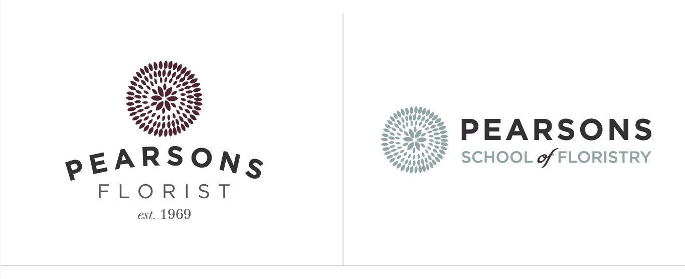 Pearson's Logo - Pearsons Florist Graphic Design and Branding: Boheem