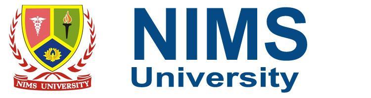 Nims Logo - NIMS University Admission Process 2019-2020 | Registration, Last Date
