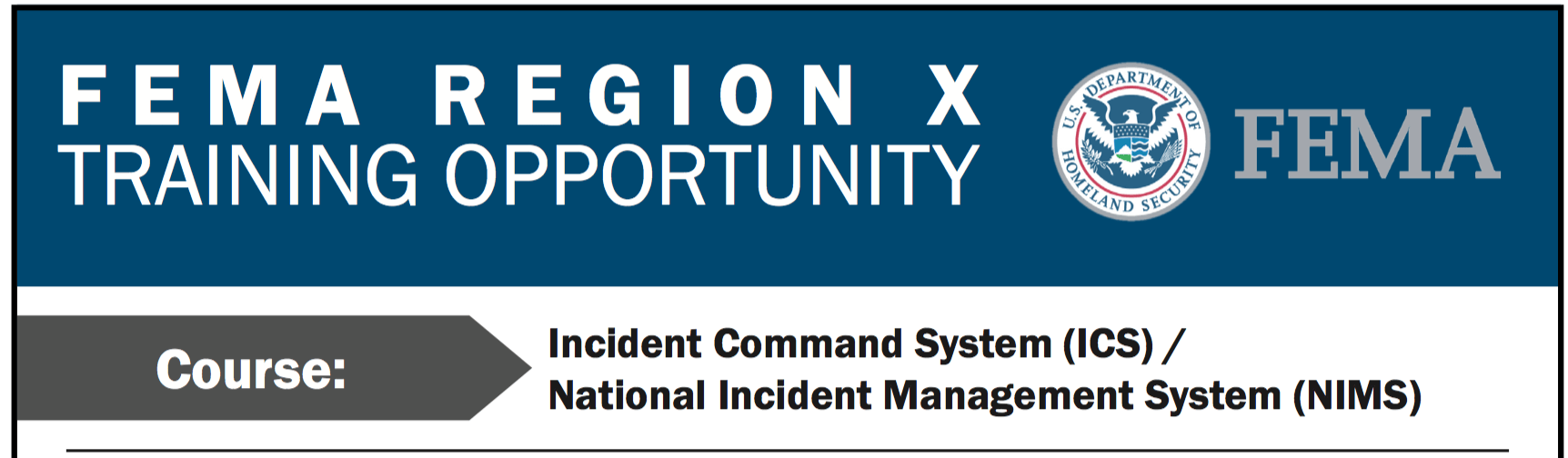 Nims Logo - Training Opportunity! Incident Command System/NIMS – Kawerak