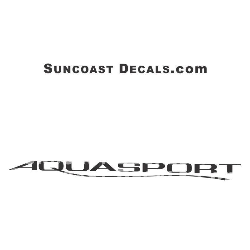 Aquasport Logo - Aquasport Boat Decals