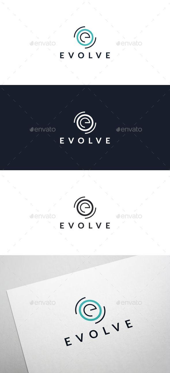 Evolve Logo - Pin by Dan Collins on Evolve Logos | Logos, Letter logo, Logo templates