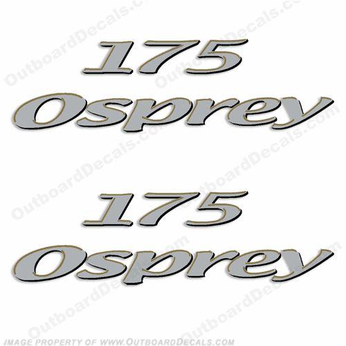 Aquasport Logo - Aquasport Osprey 175 Boat Decals - (Set of 2)