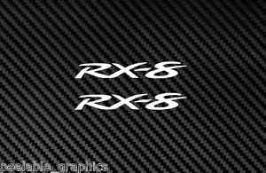 RX-8 Logo - Details about RX-8 Logo 2X STICKERS Sticker Decal Mazda 3 6 Protege Miata  Rotary Mazdaspeed