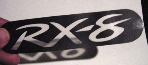 RX-8 Logo - DIY: 3rd Brake Light RX 8 Logo Mod