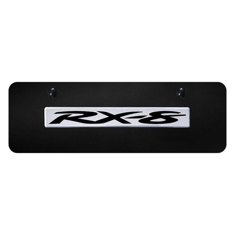 RX-8 Logo - Autogold® - License Plate with 3D RX-8 Logo