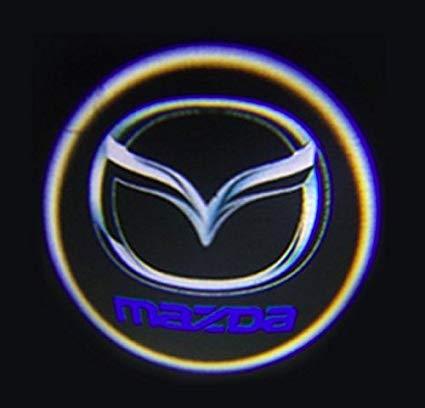 RX-8 Logo - Keychain Central 2PCS LED Car Door Logo Projector Courtesy Shadow Lights  Emblem for Mazda 2011-2015 Mazda 6 RX8 A8 RX-8 CX9 CX-9