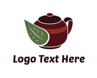 Teapot Logo - Green Tea Logo