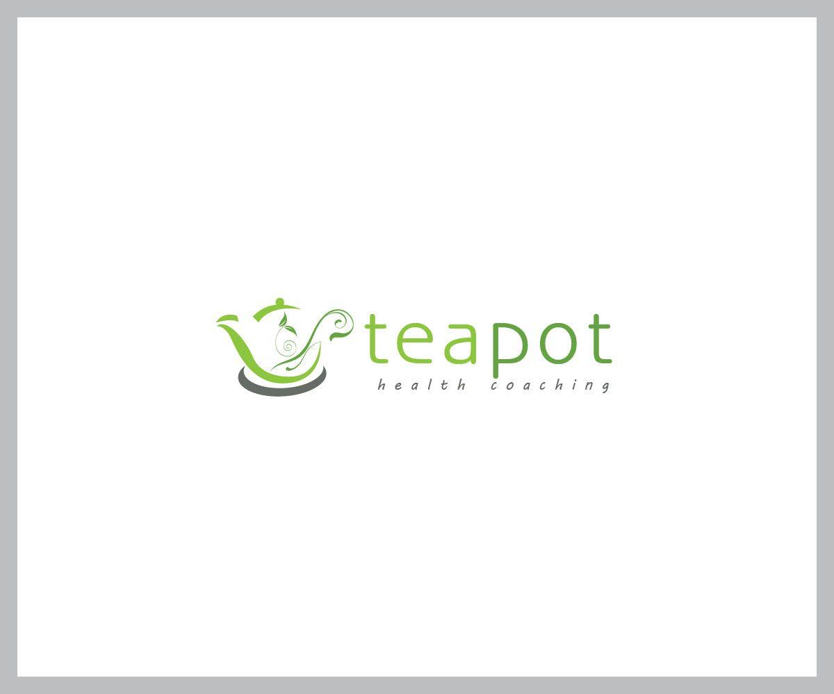 Teapot Logo - Nutrition Logo Design for Teapot Health Coaching