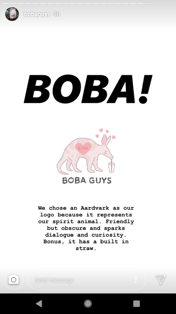 Aardvark Logo - Why is there an aardvark in the Boba Guys logo?