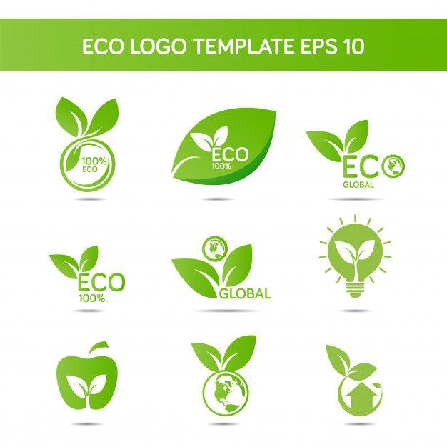 Ecology Logo - Set of ecology logo template Vector | Premium Download
