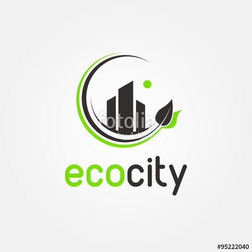 Ecology Logo - Eco city ecology logo for city, green city logo design