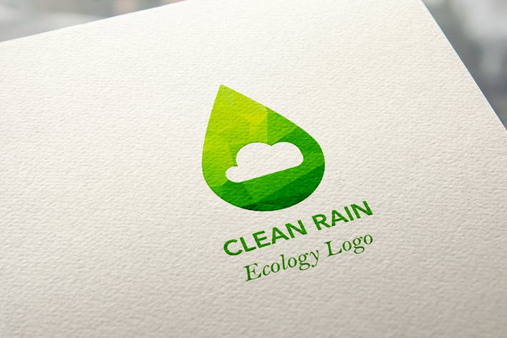 Ecology Logo - Ecology Clean Rain Logo by barsrsind on Envato Elements