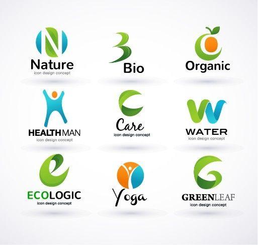 Ecology Logo - Creative ecology logos design vector set Free vector in Encapsulated ...
