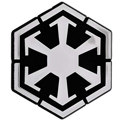 Sith Logo - Sith Logo Chrome Auto Emblem x 2.75