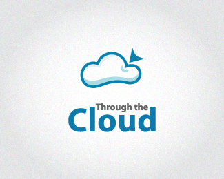 Clouds Logo - Through the clouds Designed