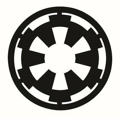 Sith Logo - EMPIRE LOGO DECAL / Sticker - Choose Color & Size - Star Wars Darth Sith