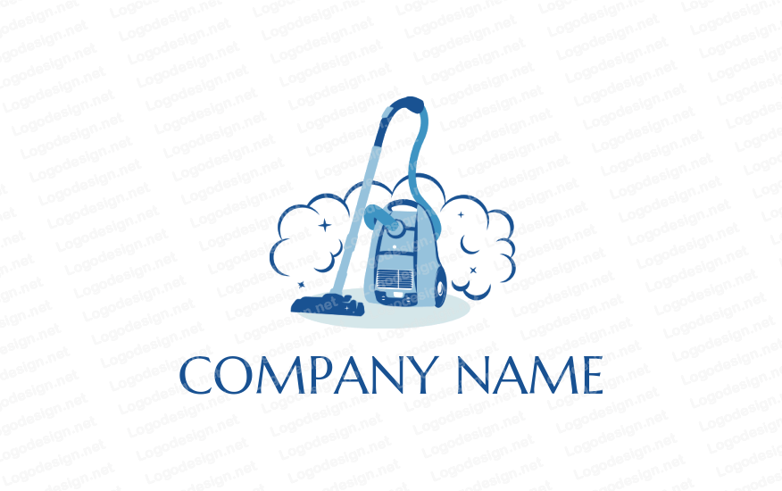 Clouds Logo - vacuum cleaner with clouds | Logo Template by LogoDesign.net