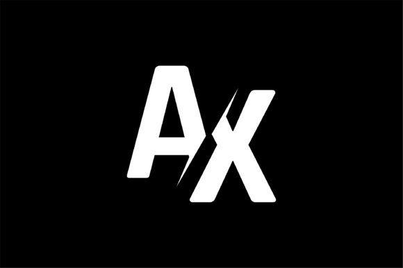 AX Logo - Monogram AX Logo Design
