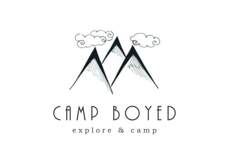 Clouds Logo - Mountains Logo / Camping Logo / Camp Logo / Clouds Logo / Simple Logo /  Black White Logo / Minimal Logo / Premade Logo Design / Outdoors
