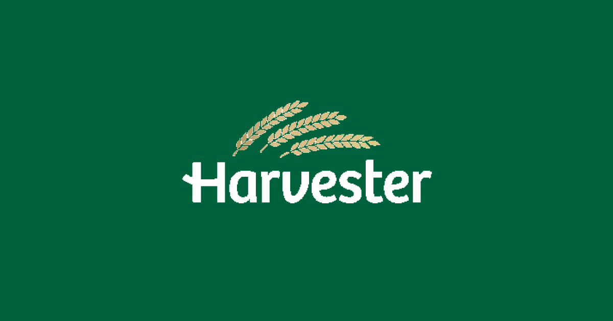 Harvester Logo - Harvester Vouchers% Off In August 2019
