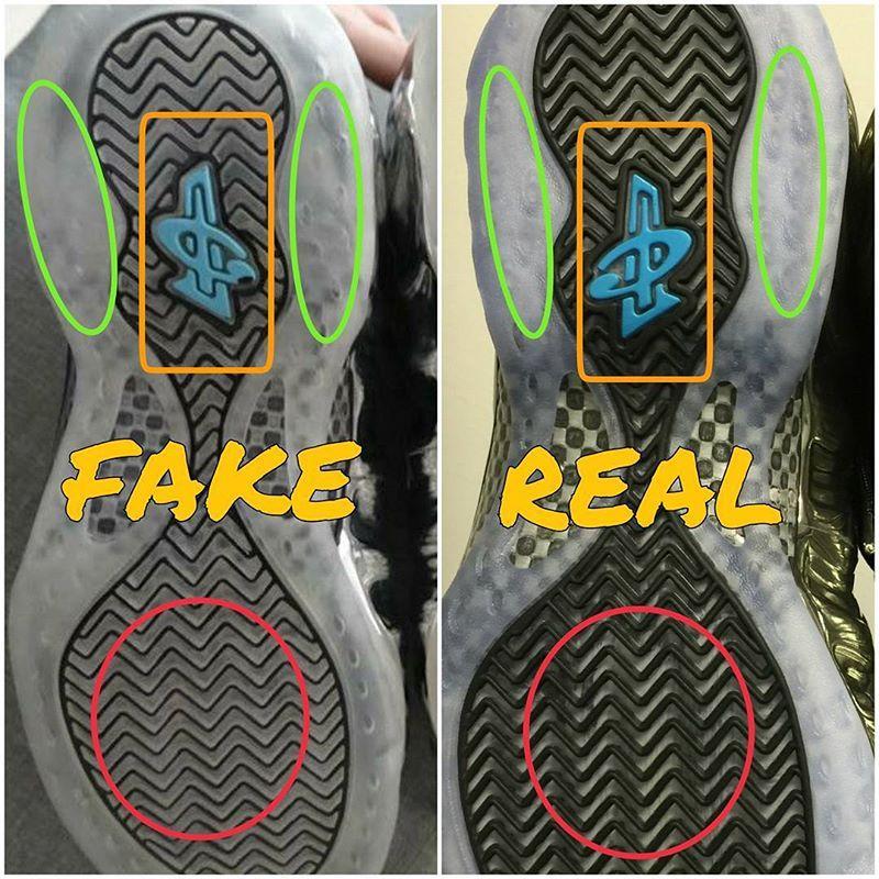 Foamposite Logo - How To Tell If Your 'Chrome' Nike Foamposites Are Real or Fake