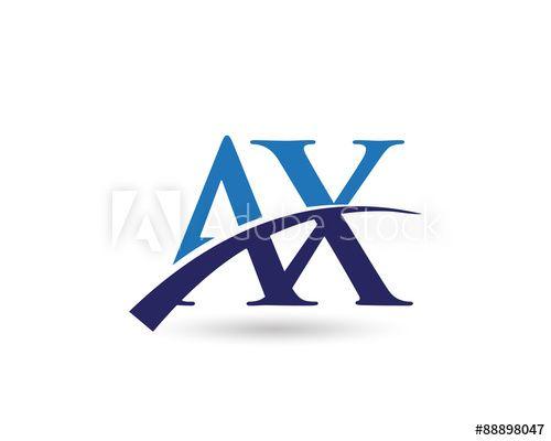 AX Logo - AX Logo Letter Swoosh this stock vector and explore similar