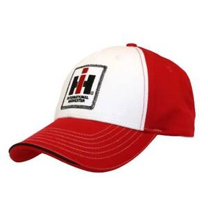 Harvester Logo - Details about International Harvester IH Logo Red Patch Cap Adult Hat  CA7800 NEW