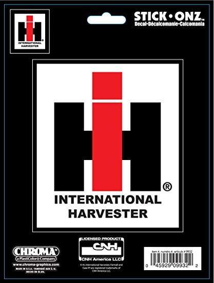 Harvester Logo - Chroma 009932 International Harvester Farmall Logo Stick Onz Decal