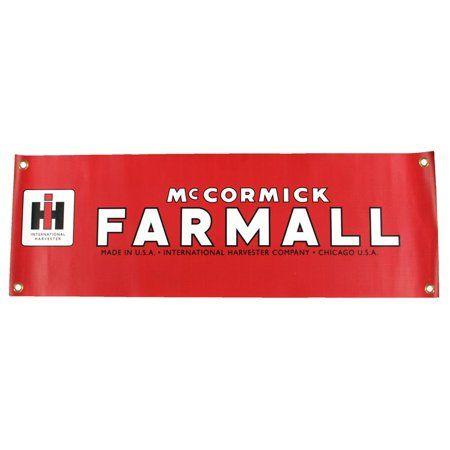 Harvester Logo - Vintage International Harvester McCormick Farmall Logo 10 x 30 Vinyl Banner