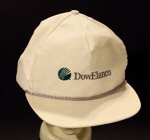 DowElanco Logo - Details about Vintage Dow Elanco Hat Cap White Cloth Excellent Cond