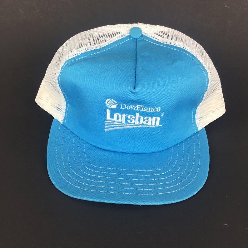 DowElanco Logo - Vintage 90s DowElanco Dow Elanco Lorsban Embroidered Logo Mesh Trucker Hat  Cap Snapback Men’s Size Made in USA