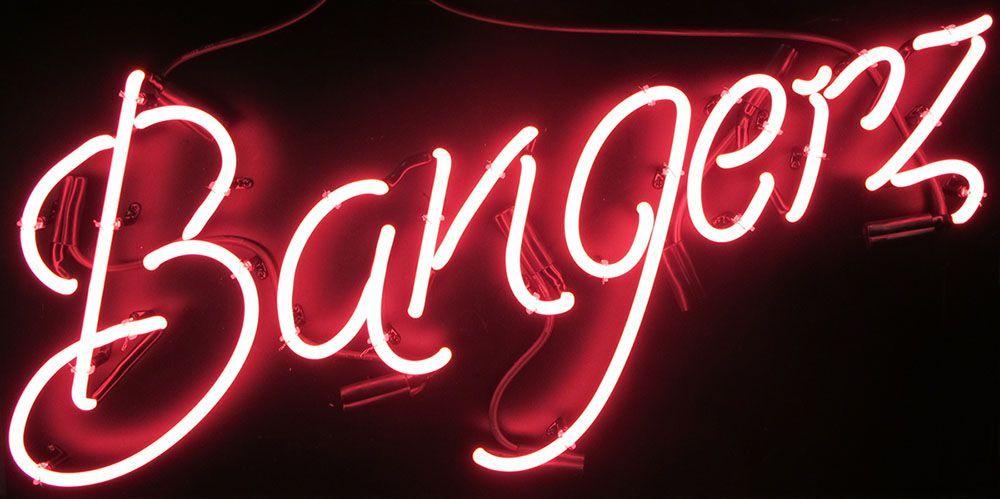 Bangerz Logo - Bangerz Neon Sign measuring 32 inches wide and 17 inches tall. This ...