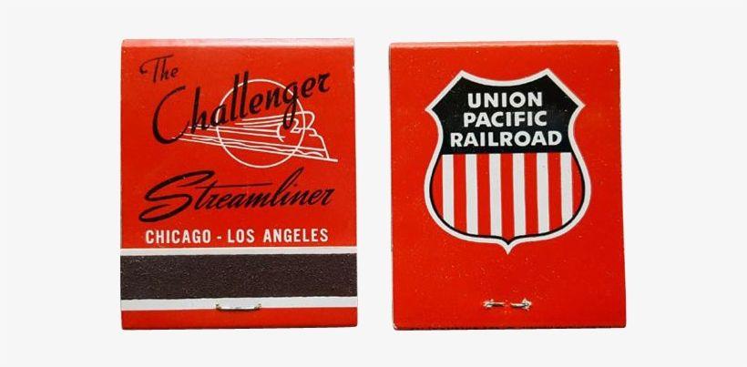 UPRR Logo - 1950s Challenger Streamliner Railroad Matchbooks Uprr