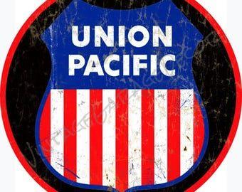 UPRR Logo - Union pacific | Etsy