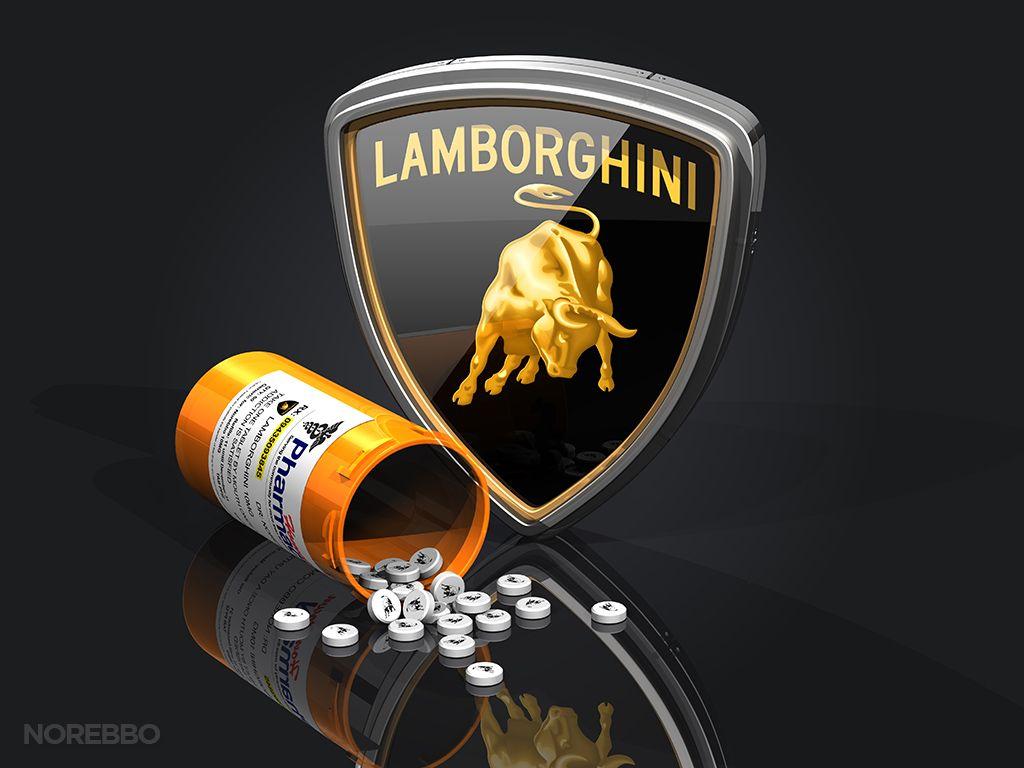Lamborgini Logo - Lamborghini Logo Illustrations – Norebbo