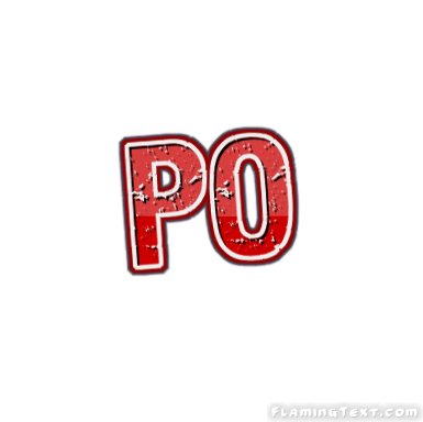 PO Logo - Po Logo | Free Name Design Tool from Flaming Text